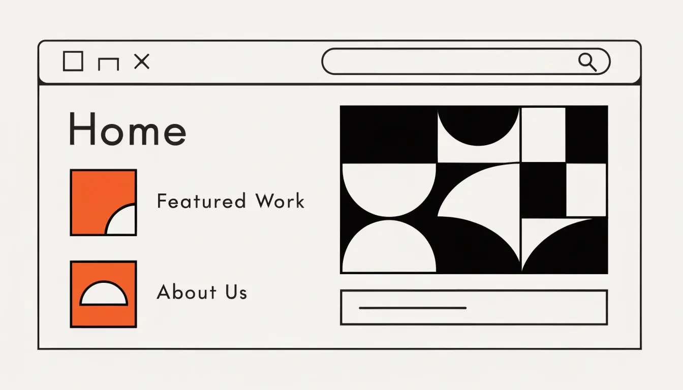 web page screen